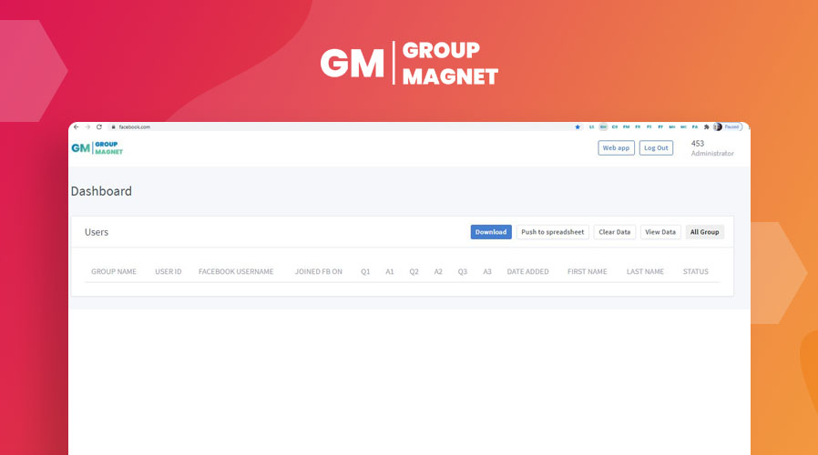 Group magnet